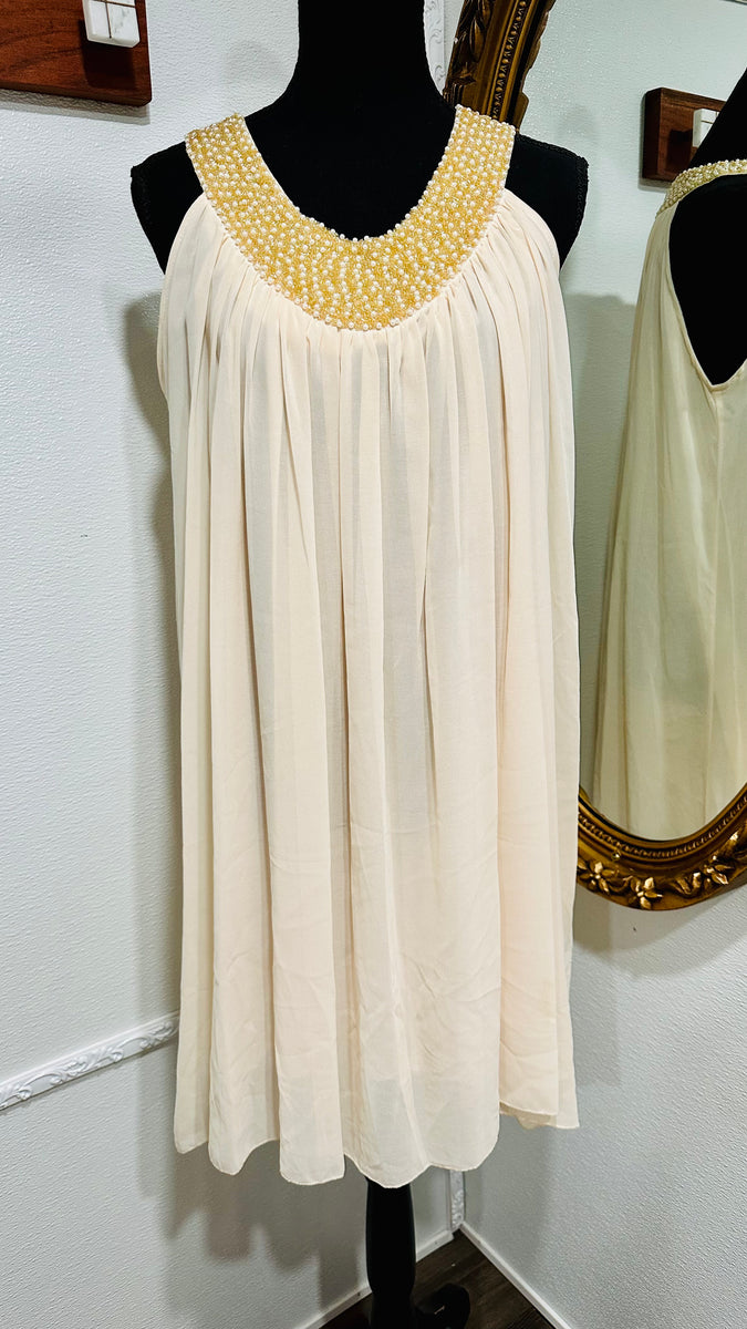 Vintage Beaded Swing Dress – Samara B. Vintagely Chic Boutique