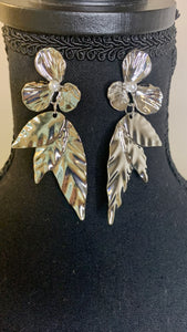 Golden Girl Silver Earrings